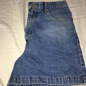 Denim shorts